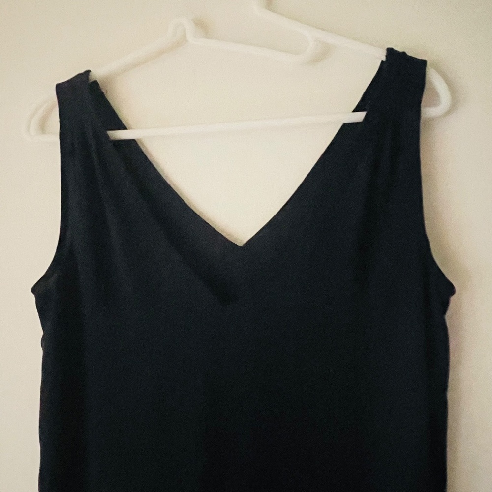 J. Crew “XS” XXS Navy Blue Minimalist Maxi Dress - Picture 2 of 5